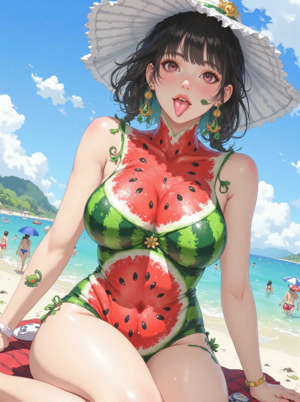 透き通るイラスト
