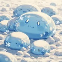雪結晶スライムが可愛すぎる件について‼️