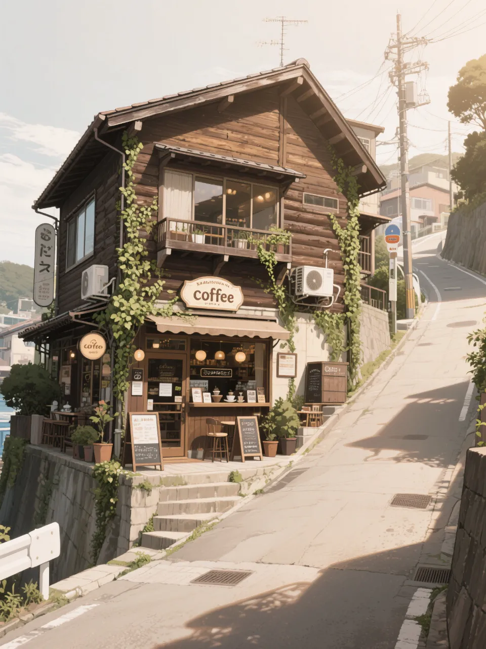 坂の上の喫茶店