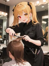 美容師の女の子✂️