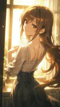 うなじ·ほつれ毛と首すじ の投稿作品
