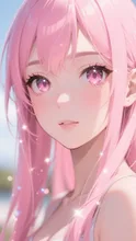 ピンク髪乙女💕憂を帯びた瞳❤️