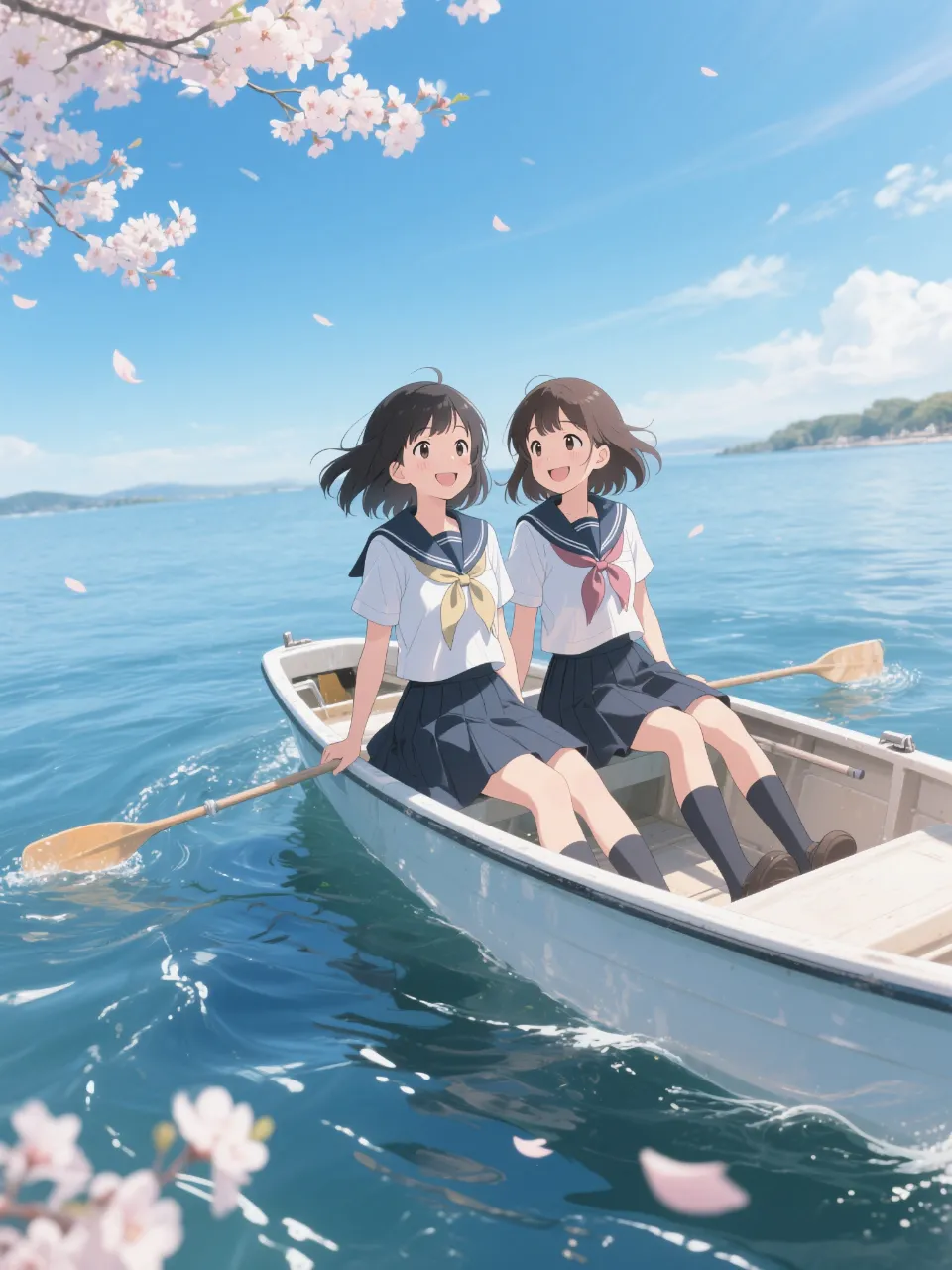 高精度アニメ - 水面に浮かぶ春 / いばら