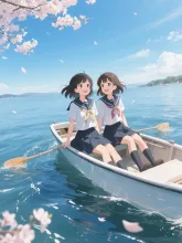水面に浮かぶ春·チャレンジ の投稿作品