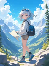 山ガールの結衣。