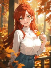 秋服で! — 彩まめさんのAIイラスト
