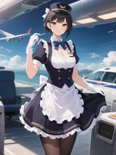 研修中のCAさん