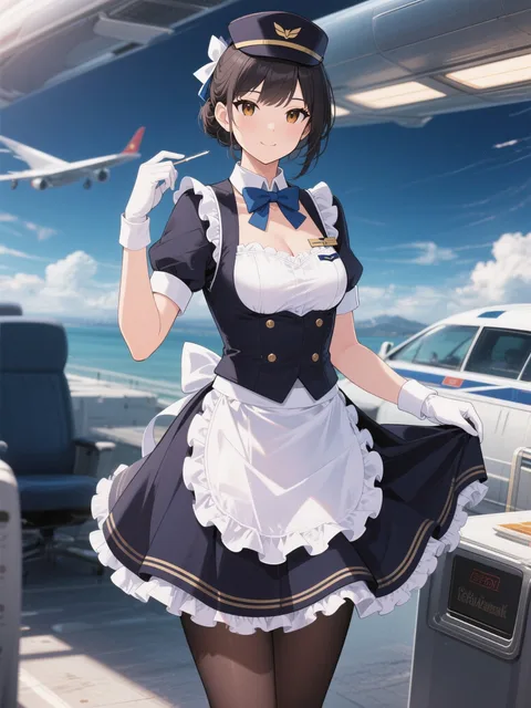 研修中のCAさん