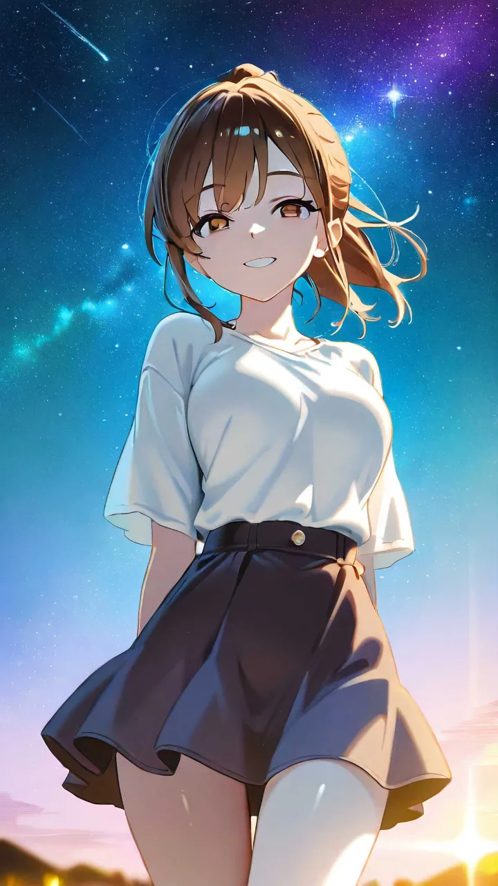 星空デートの彼女②