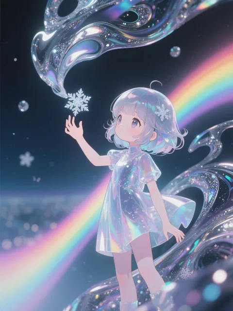 ❄️に手を伸ばす