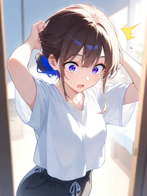 まだ着替え中!!