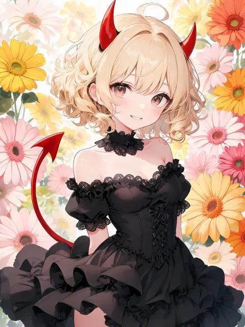 金髪の小悪魔