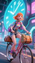 サイバー空間をレトロな自転車で旅してみた