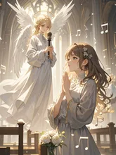 祈りのラブソング — シスターイラストのAIイラスト|SUPPART