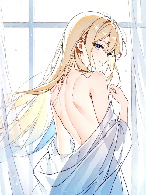 A whimsical AI illustration… - 肩甲骨の線