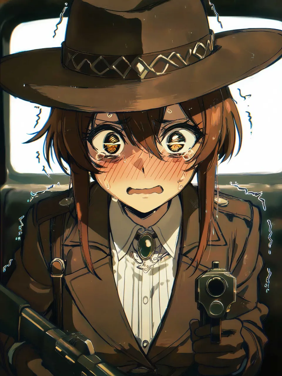 銃撃戦と聞いてビビり散らかす — SUPP508770さんのAIイラスト