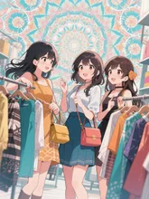 春のお買いもの