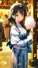 縁日の綿あめ