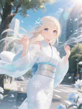 頑張る雪女の陽子。