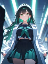 終電後 — eroさんのAIイラスト