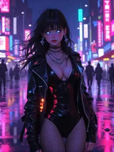 パンク・夜間チャレンジ🖕🏻👅🖕🏻 — 一撃さんのAIイラスト