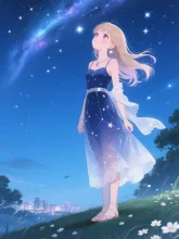 星月夜の陽子。