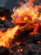 サラマンダー — リハさんのAIイラスト