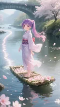 静かなる川面。