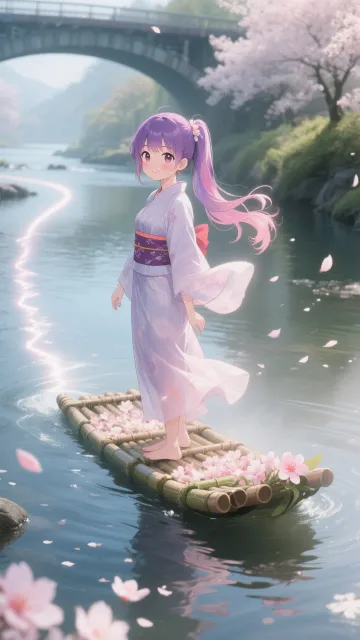 静かなる川面。
