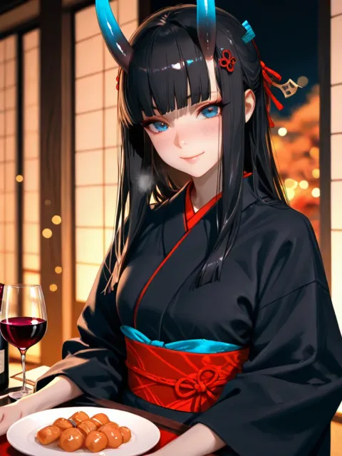 1girl、solo、long hair - 江戸の町娘
