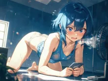 扇風機と部屋着の彼女·夏の昼下がり の投稿作品