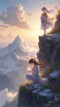 沈黙を登る 二人の朝