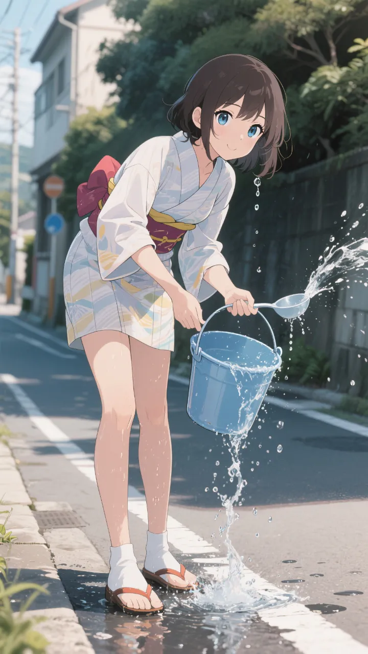 高精度アニメ - 打ち水の朝 / セスタス