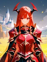 紅き騎士 — mafuyuさんのAIイラスト