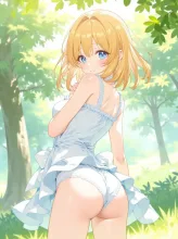 白ワンピ·夏の木漏れ日 の投稿作品