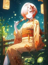 浴衣の明梨①