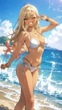 ビーチの水着美女·真夏のビーチ の投稿作品