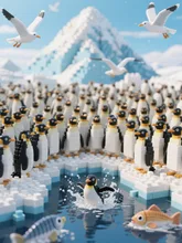 画像生成チャレンジ·ペンギン の投稿作品