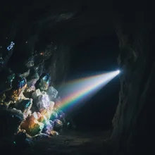 洞窟の奥で見つけたもの