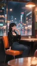 雨の夜