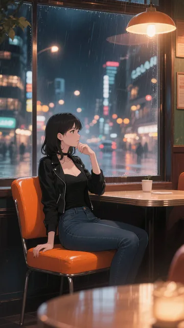 雨の夜