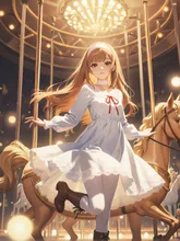 廻る少女…金