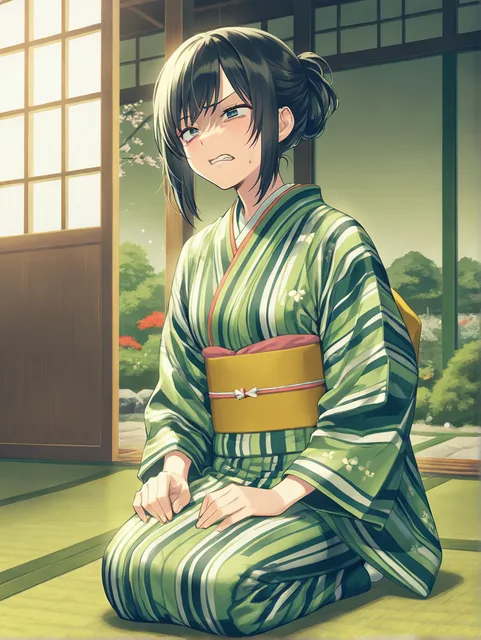 足がやばいw茶道の道厳しいぜ