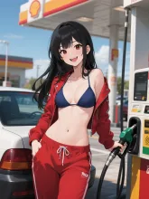 日向坂46四期生 竹内希来里の看板娘シリーズ⑥ — HINATALOVE8787さんのAIイラスト