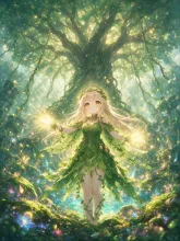 ドライアドの陽子。