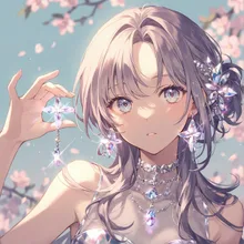 宝石少女 — 宝石イラストのAIイラスト｜SUPPART
