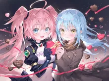 リムルとミリム — バレンタインイラストのAIイラスト|SUPPART