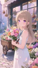 花屋さんの陽子。