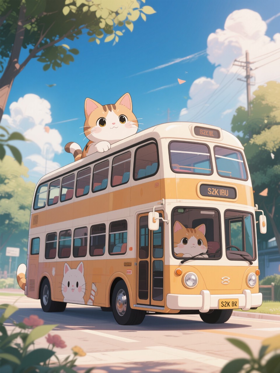 猫バスです