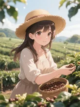 コーヒー豆の収穫